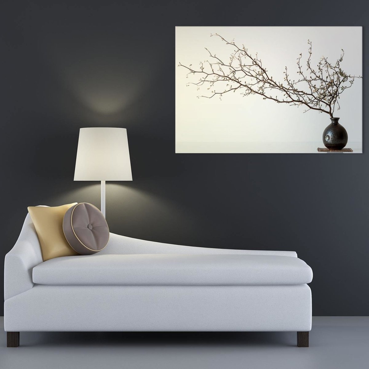 Vase and Branch By Prbimages - wallart-australia - Canvas