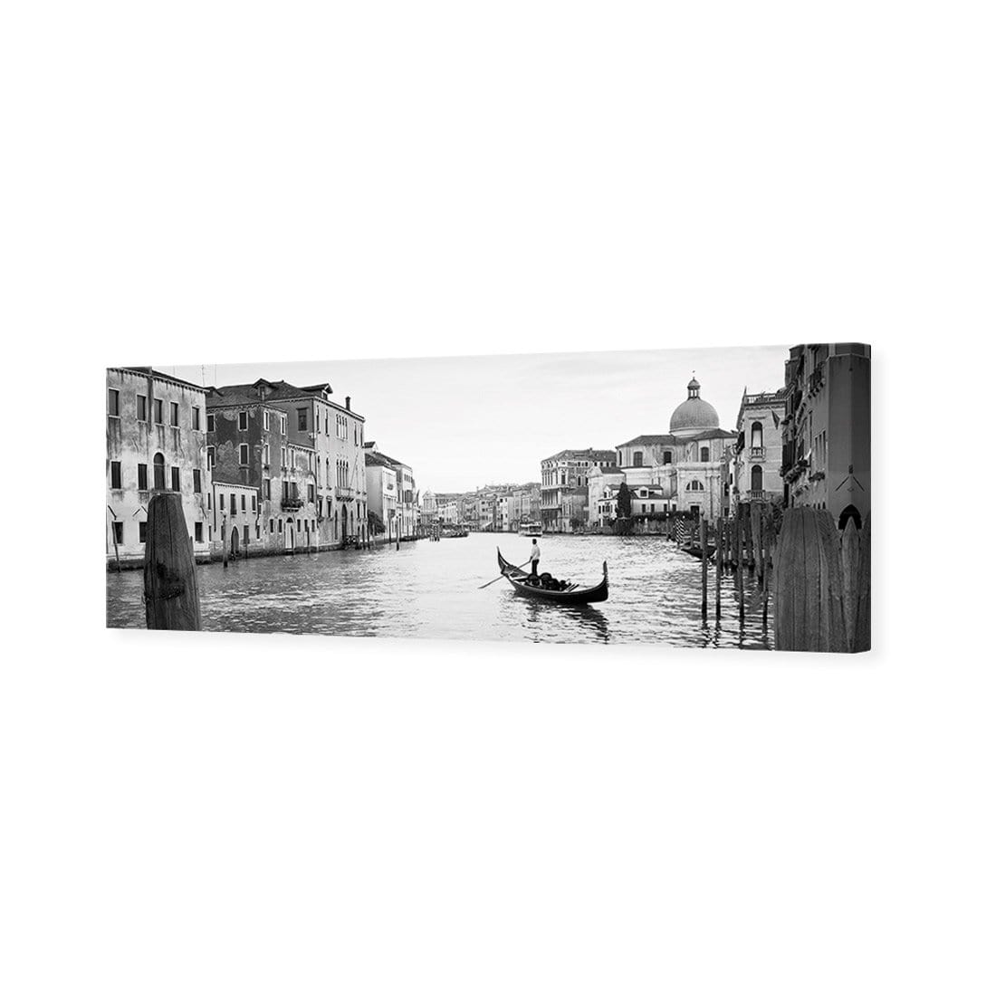 Venetian Dream, Black and White (Long) - wallart-australia - Canvas