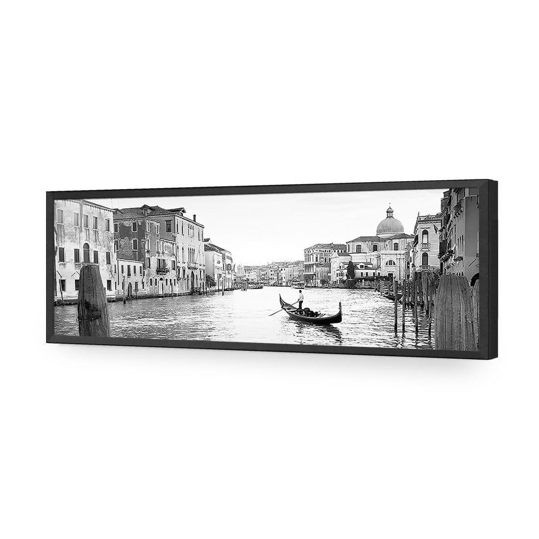 Venetian Dream, Black and White (Long) - wallart-australia - Acrylic Glass No Border