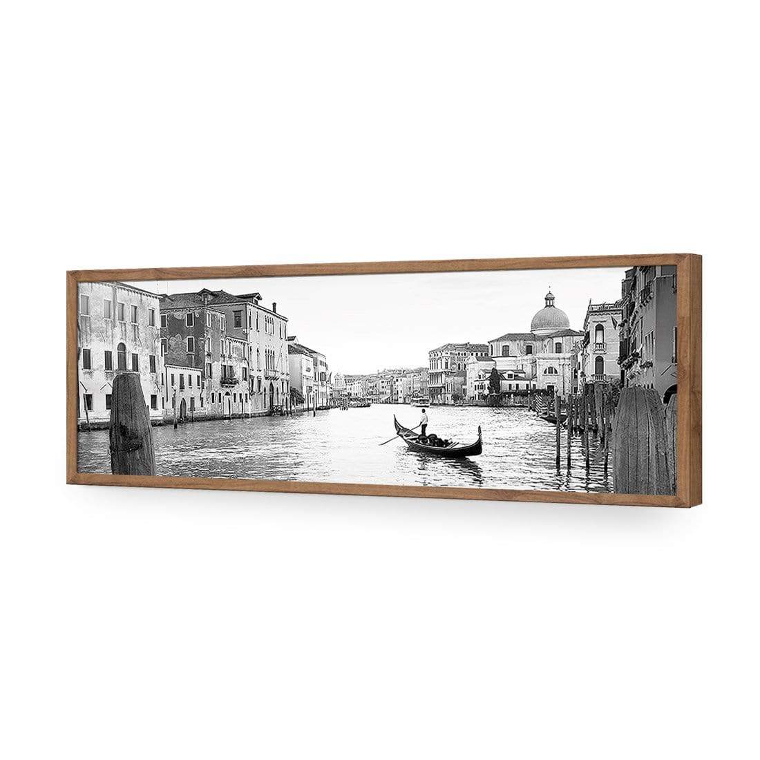 Venetian Dream, Black and White (Long) - wallart-australia - Acrylic Glass No Border