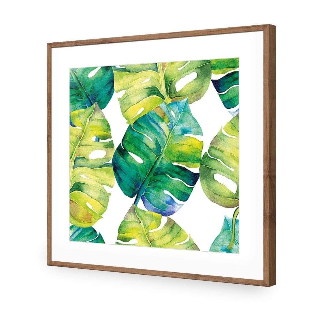 Verdant Leaves (square) - wallart-australia - Acrylic Glass With Border