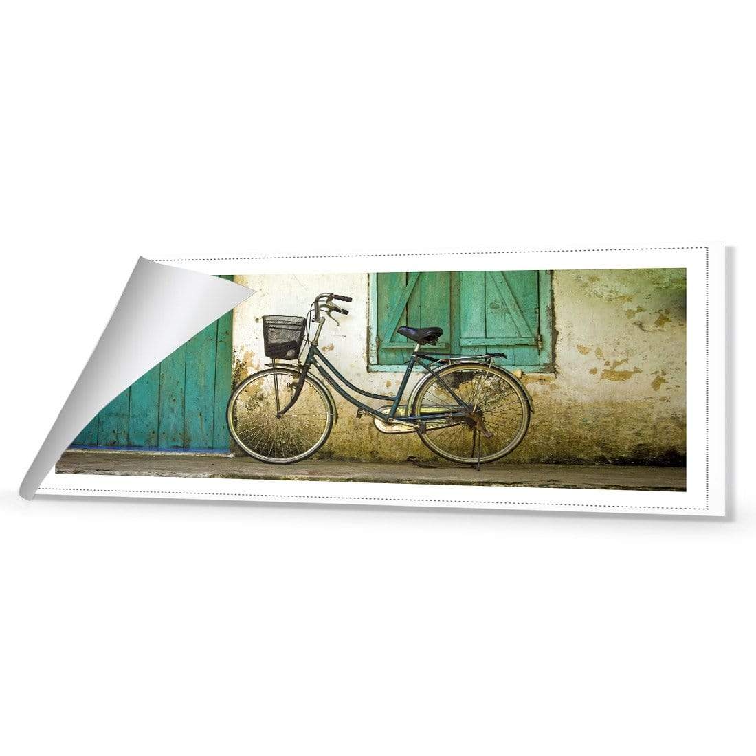 Vintage Bicycle (long) - wallart-australia - Canvas