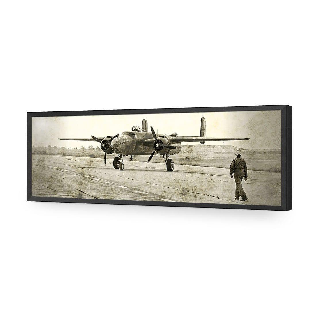 Wartime Plane (long) - wallart-australia - Acrylic Glass No Border