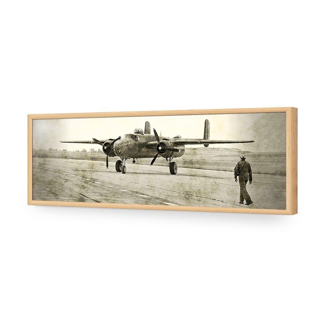 Wartime Plane (long) - wallart-australia - Acrylic Glass No Border
