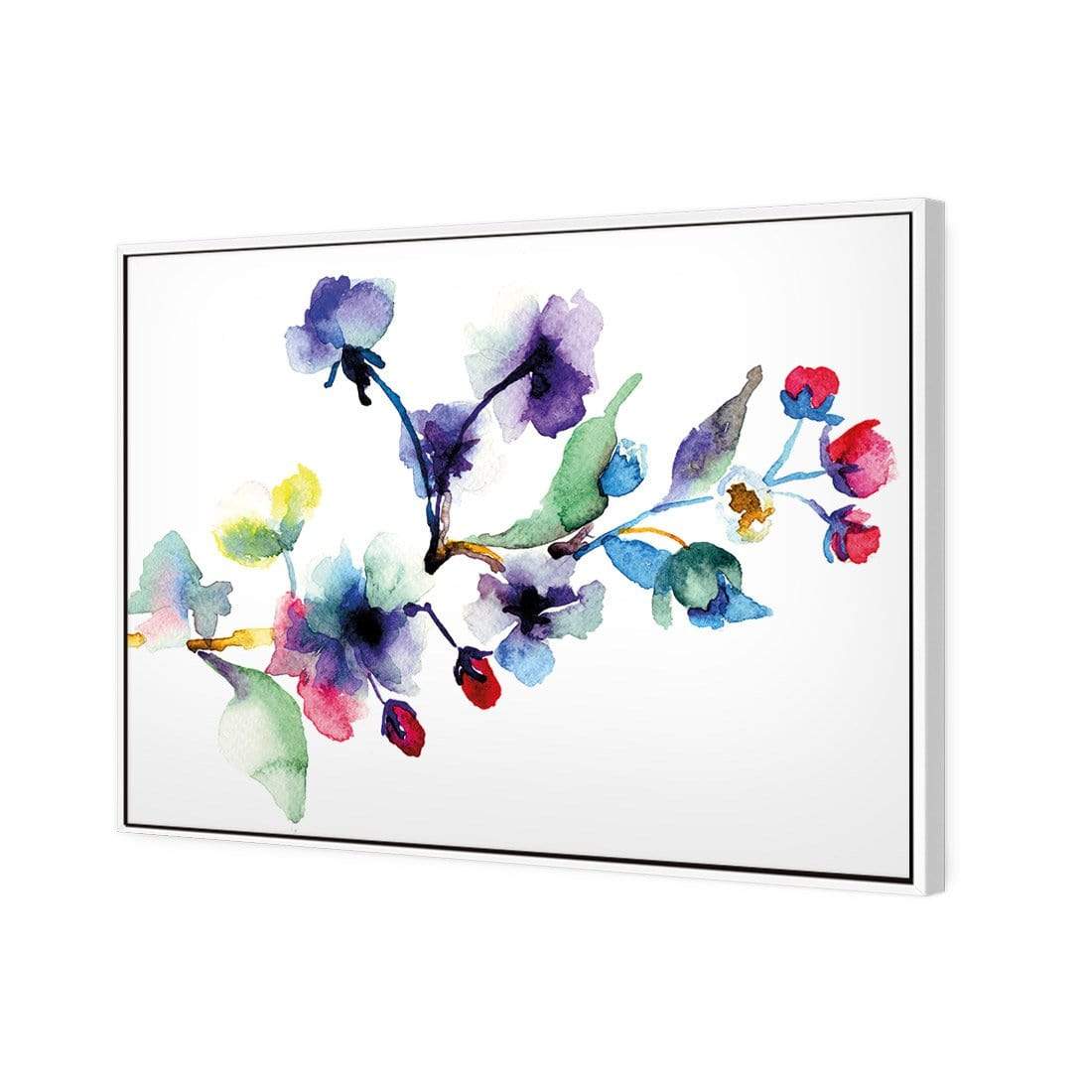 Watercolour Blossom Branch - wallart-australia - Canvas