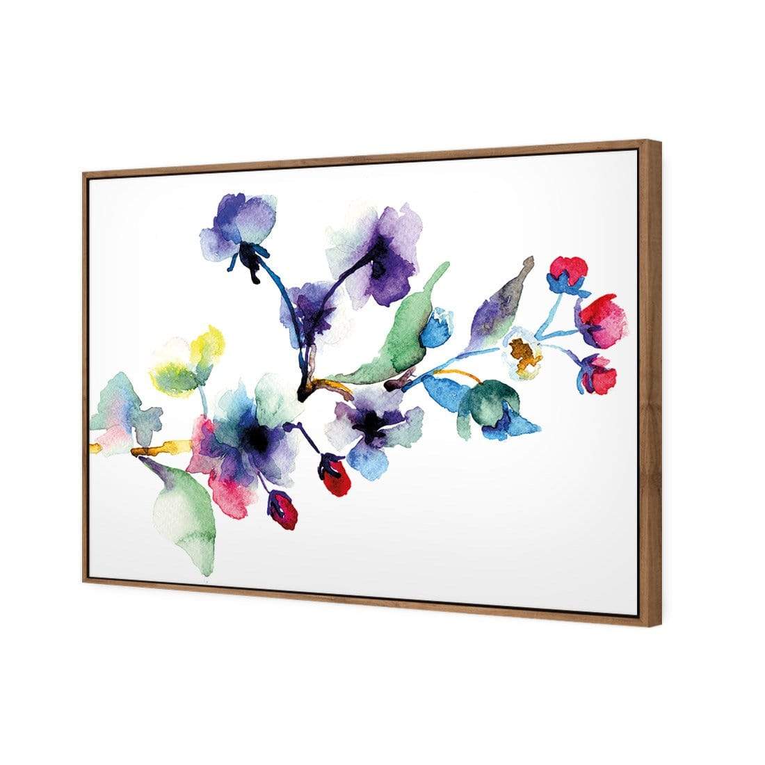 Watercolour Blossom Branch - wallart-australia - Canvas