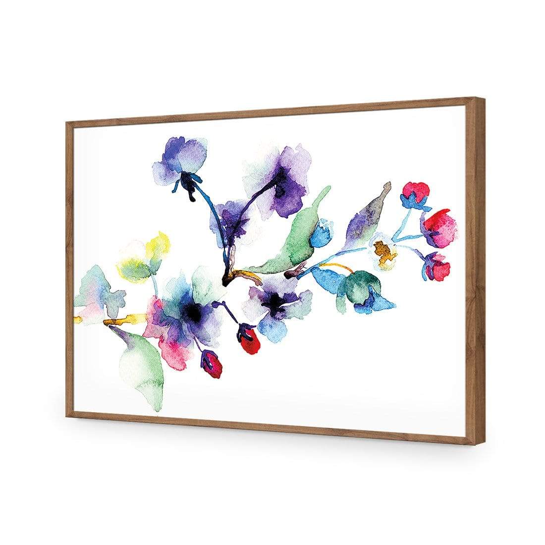Watercolour Blossom Branch - wallart-australia - Acrylic Glass No Border
