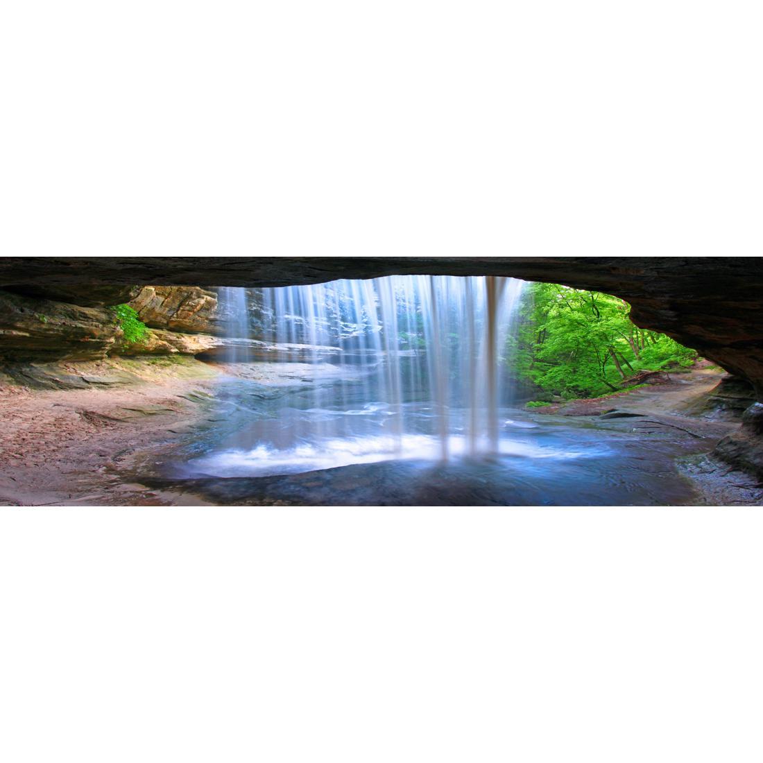 Waterfall Cave, Original (Long) - wallart-australia - Canvas