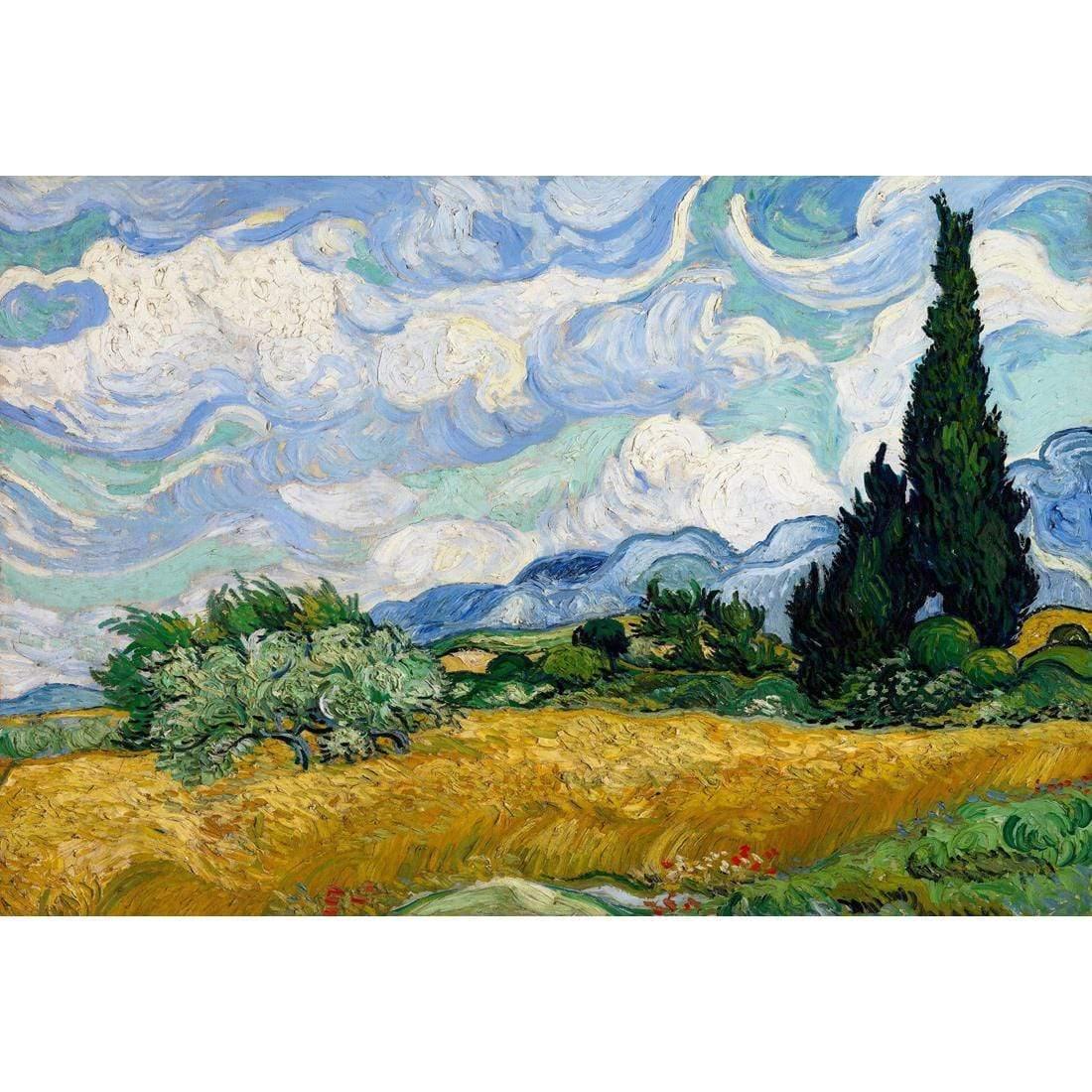 Wheat Field with Cypresses By Van Gogh - wallart-australia - Canvas