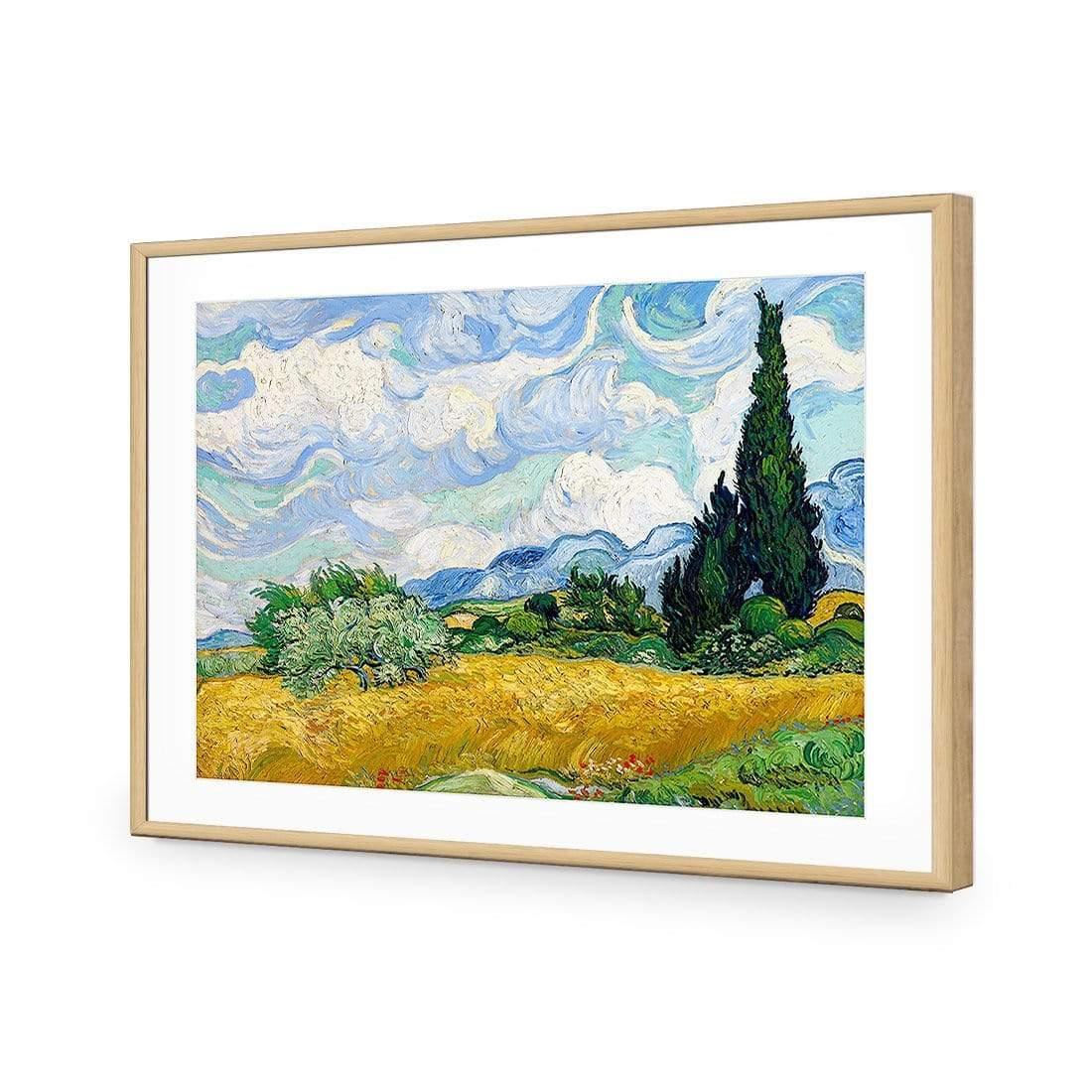 Wheat Field with Cypresses By Van Gogh - wallart-australia - Acrylic Glass With Border