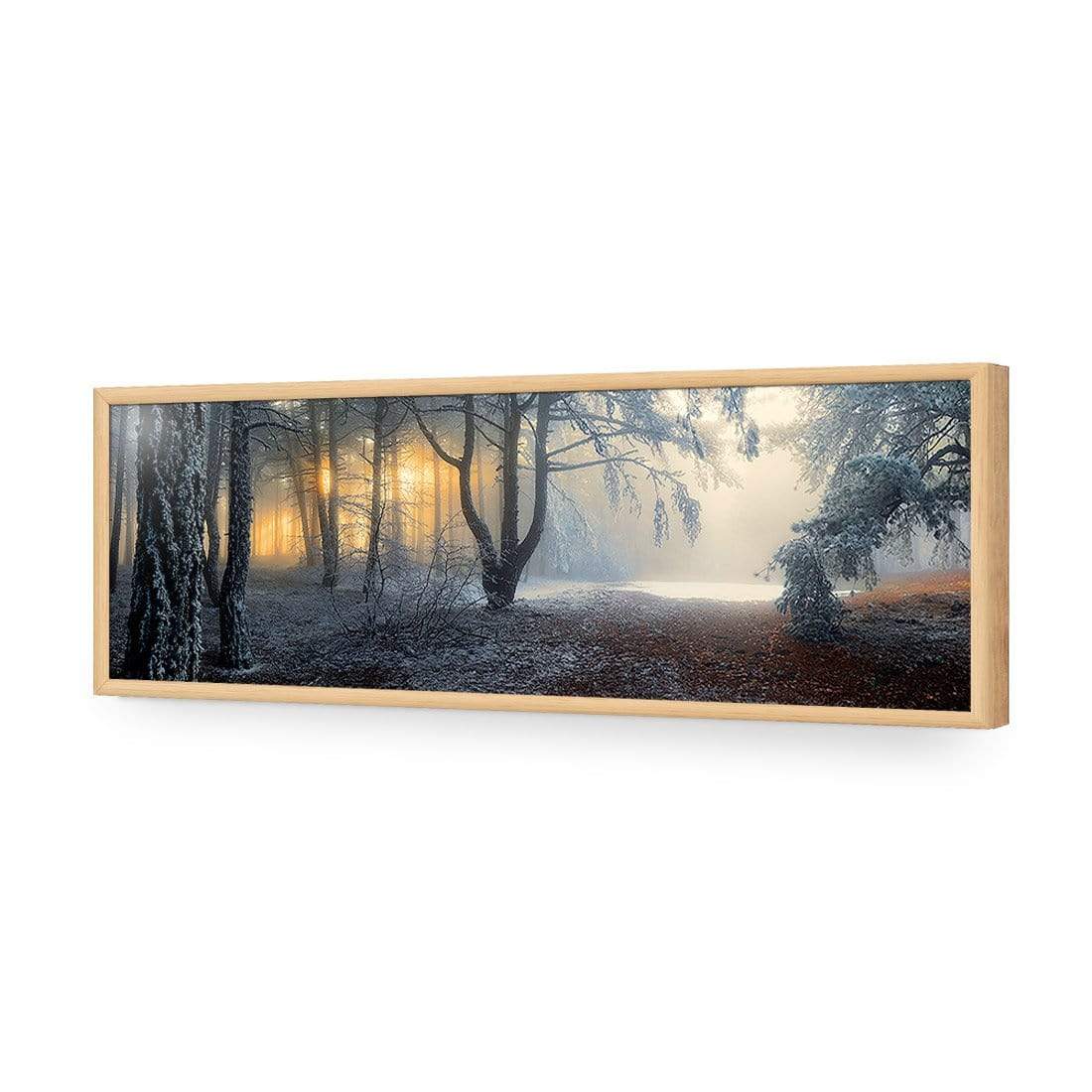 Winter Forest Pond (Long) - wallart-australia - Acrylic Glass No Border