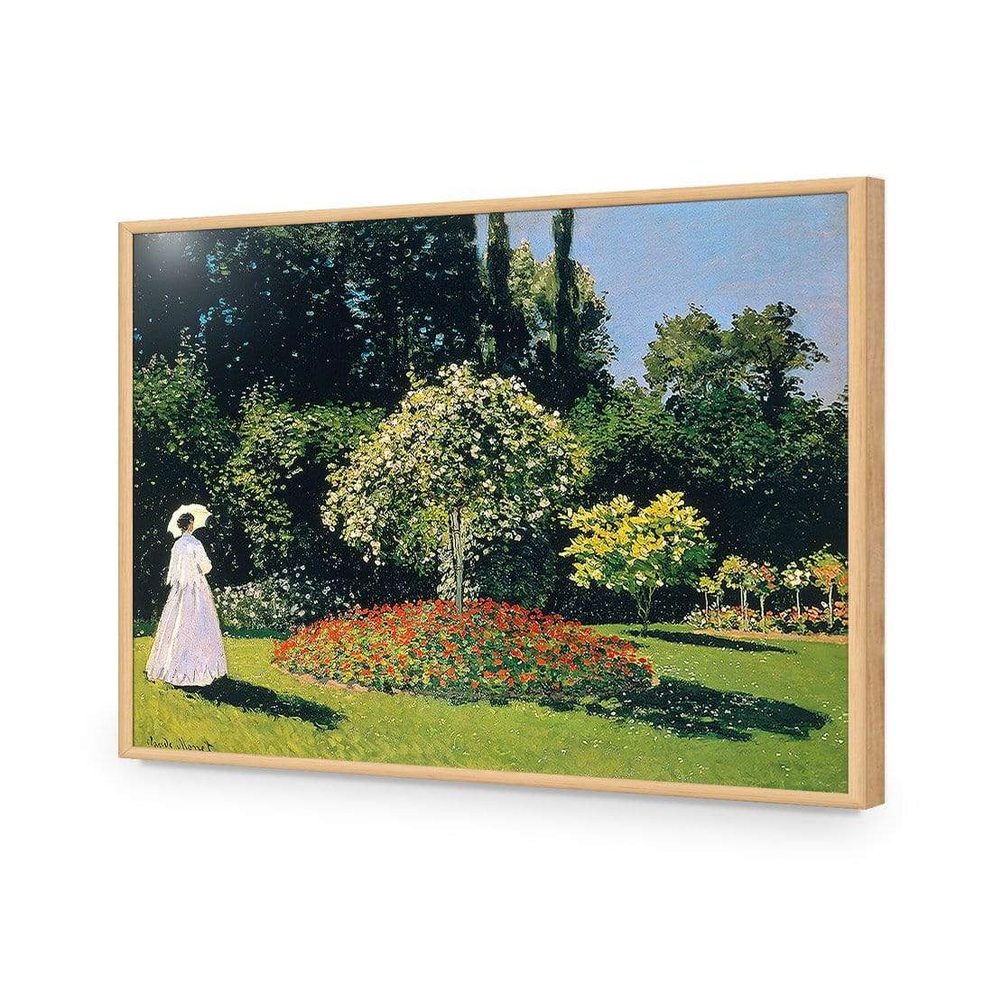 Woman in a Garden By Monet - wallart-australia - Acrylic Glass No Border