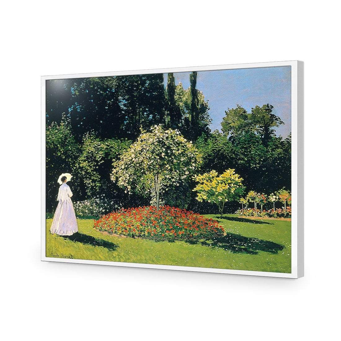 Woman in a Garden By Monet - wallart-australia - Acrylic Glass No Border
