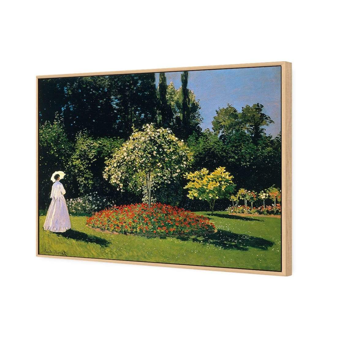 Woman in a Garden By Monet - wallart-australia - Canvas