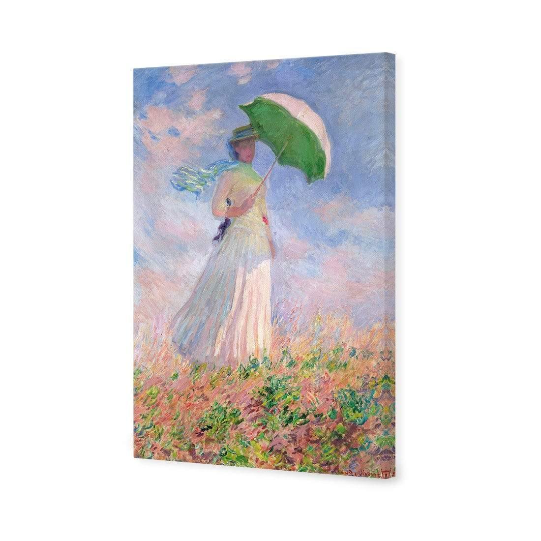 Woman With a Parasol By Monet - wallart-australia - Canvas